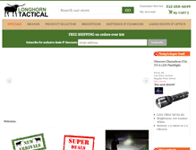 Tablet Screenshot of longhorntactical.com
